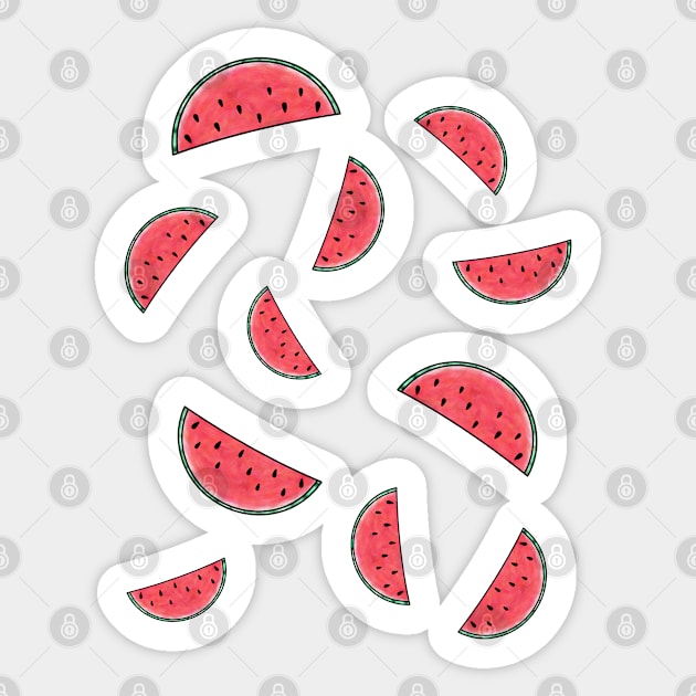 watermelon Sticker by DeLyss-Iouz